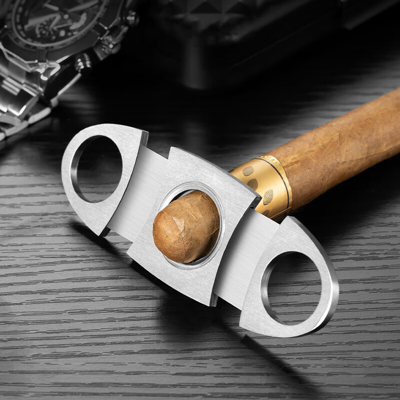 Cigar Cutter Set - Stainless Steel Cigar Cutter Smoke Accessories