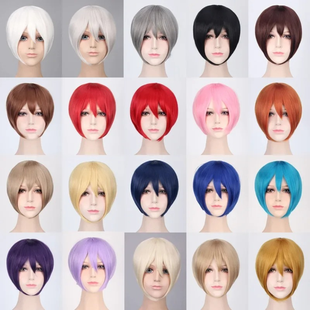 Men Accessories H&M - 30cm Short Bob Cartoon Cosplay Wigs