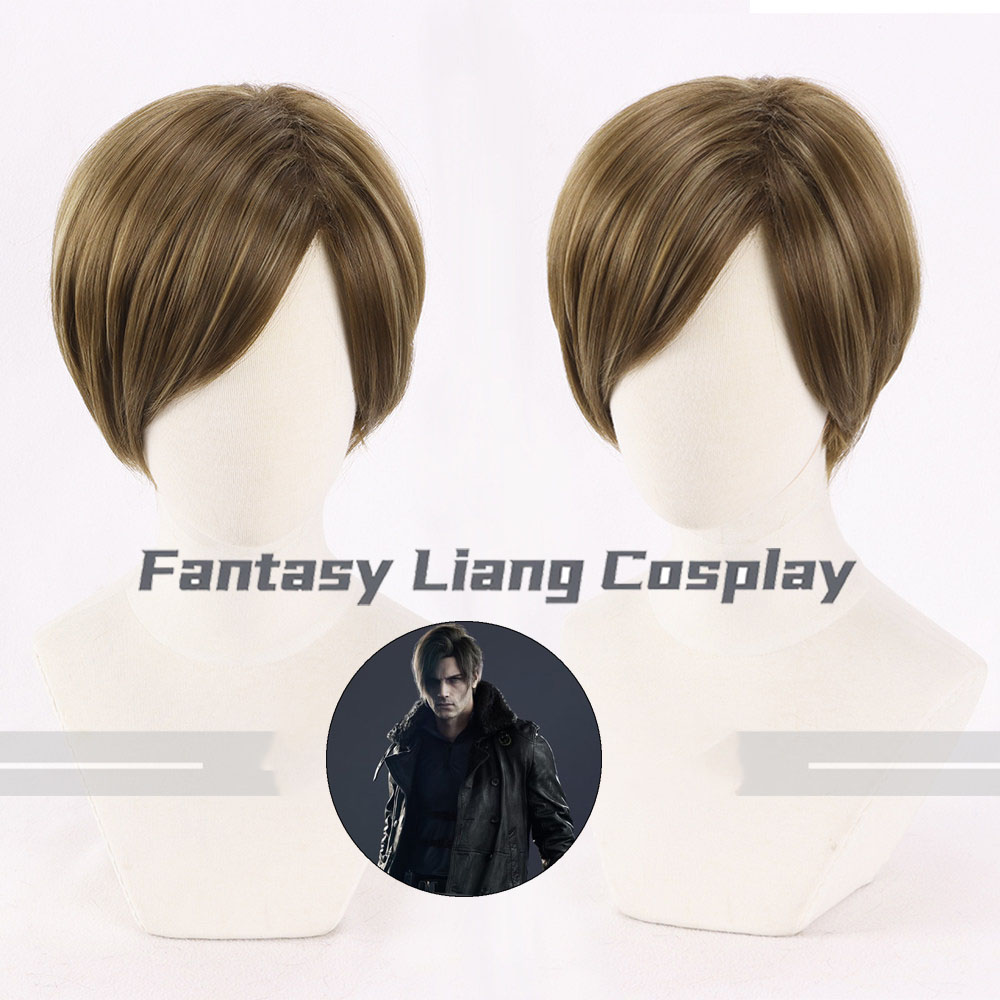 Men'S Accessories For Christmas - Anime Leon Cosplay Wig Ash Milk