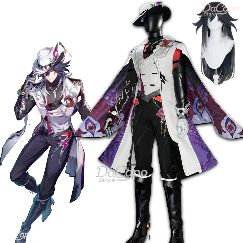 Men'S Accessories With Suits - Hsr Honkai Star Rail Ashveil Cosplay