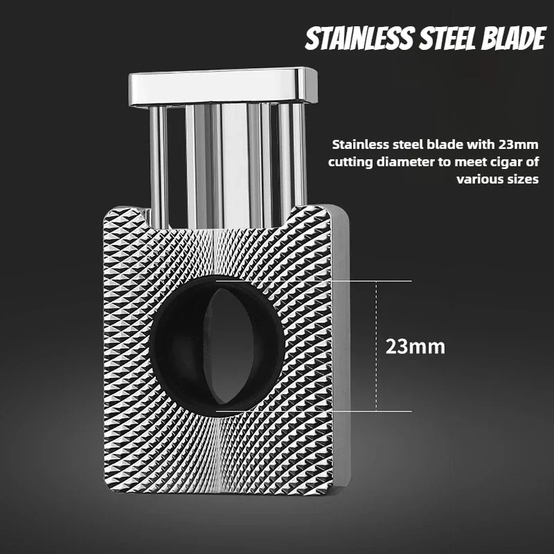 Premium Stainless Steel Cigar  - đánh giá và giá Cigar Cutter Set