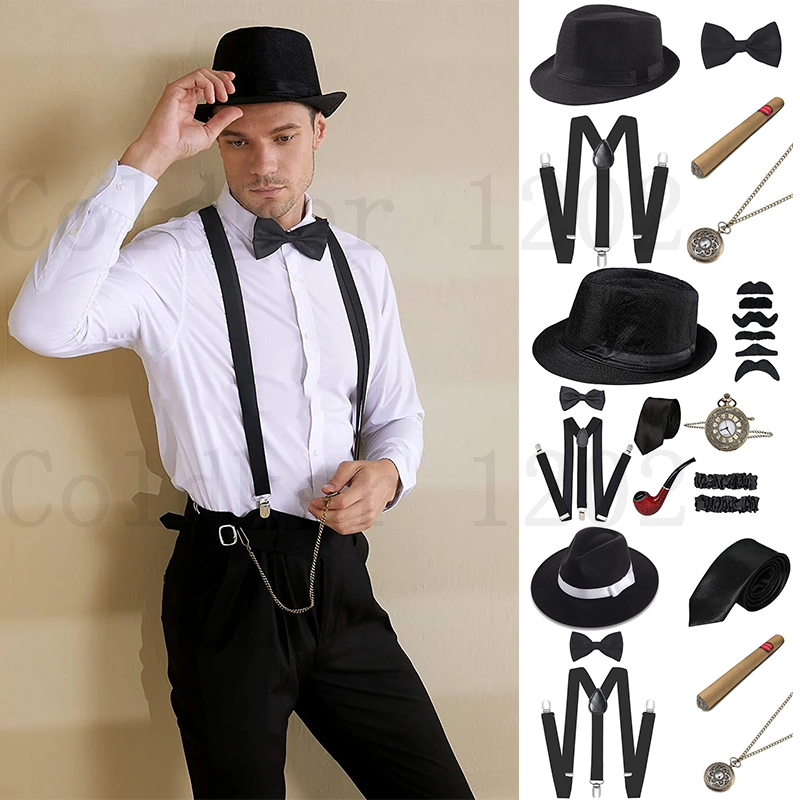 Free Ship Halloween 1920s Mens - đánh giá và giá Men'S Accessories In The 1920S