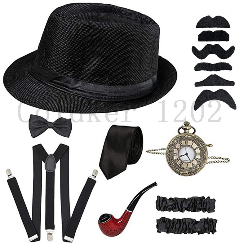 Free Ship Halloween 1920s Mens - đánh giá và giá Men'S Accessories In The 1920S