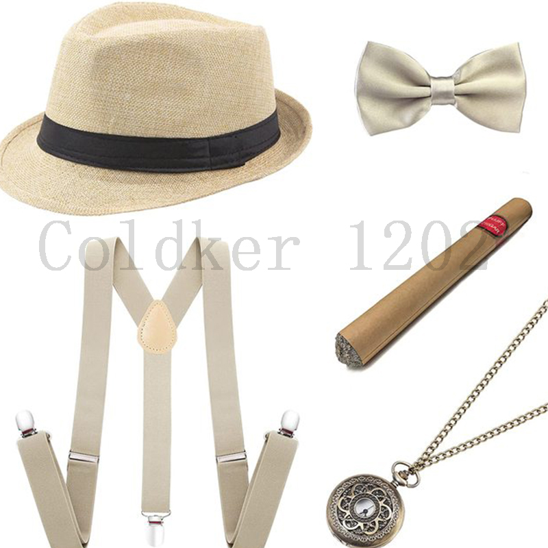 Free Ship Halloween 1920s Mens - đánh giá và giá Men'S Accessories In The 1920S