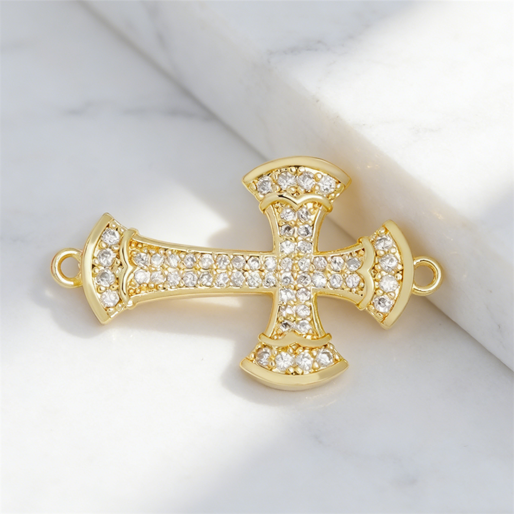 2Pcs Link Connectors Brass Cub - đánh giá và giá Men Accessories Necklace