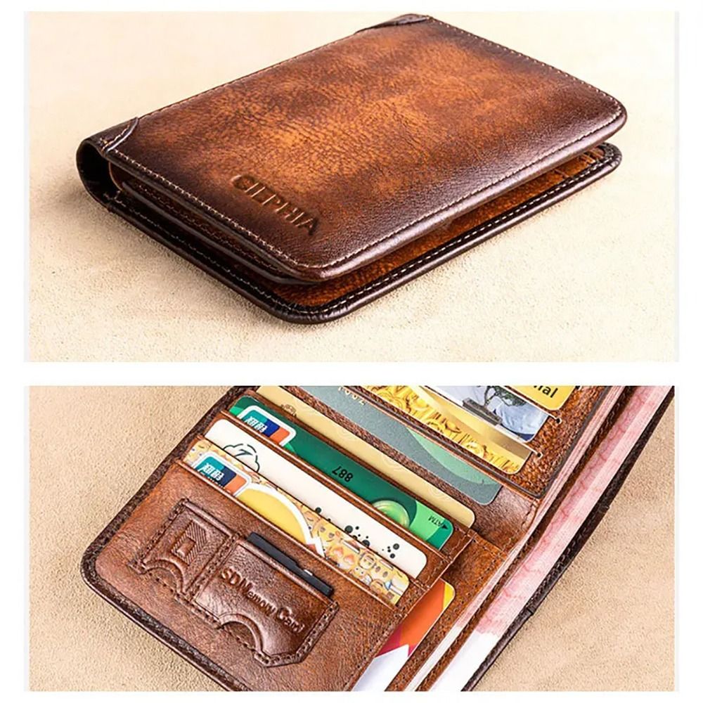 1PC New PU Leather Men Wallet  - đánh giá và giá Money Clip Slim
