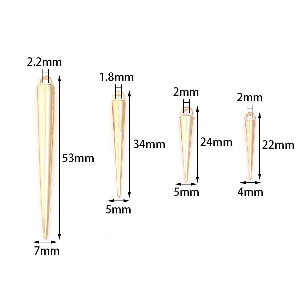 50-200pcs Cone Charms Pendants - đánh giá và giá Men Accessories Necklace