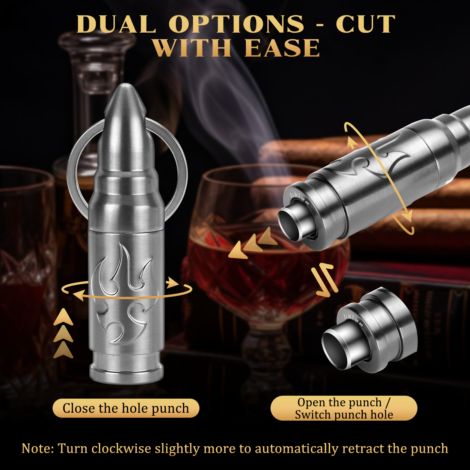 Cigar Punch Cutter Cigar Punch - đánh giá và giá Cigar Cutter Set
