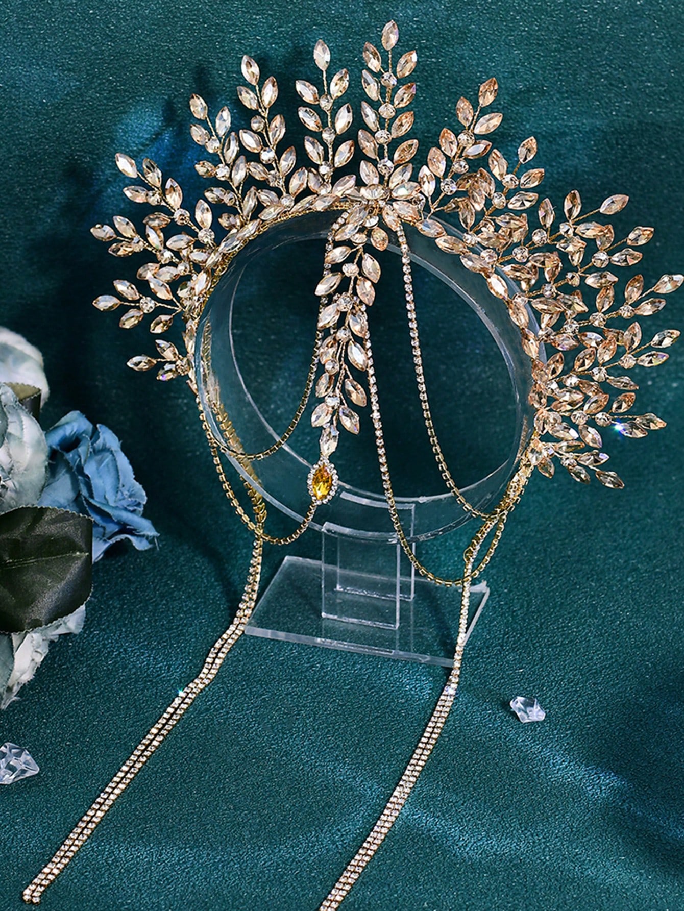 1pc Luxurious Bridal Crown Hea - đánh giá và giá Men'S Accessories Fashion