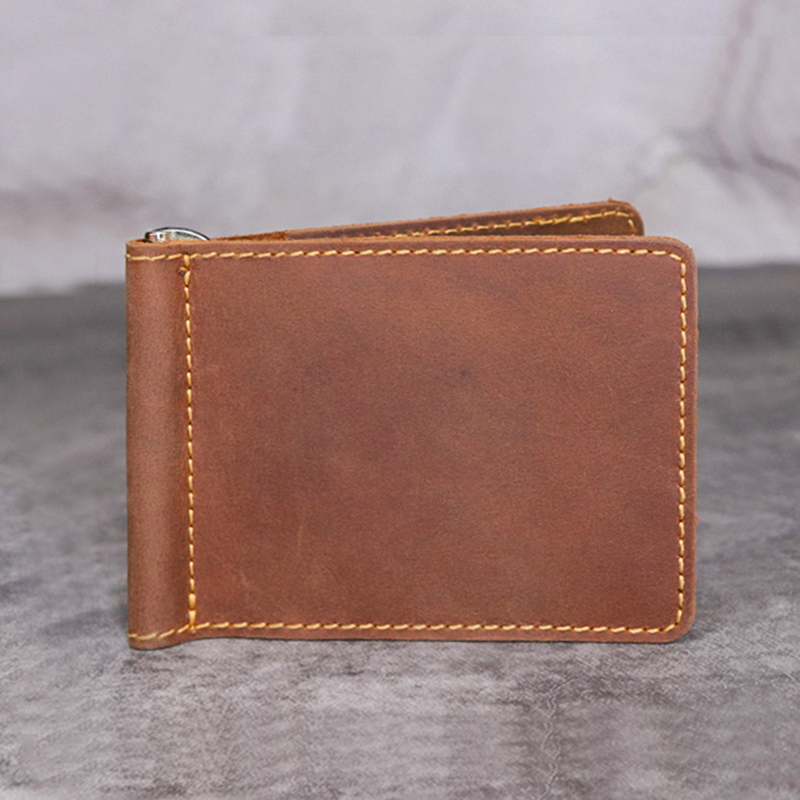 Handmade Genuine Leather Money - đánh giá và giá Money Clip Slim