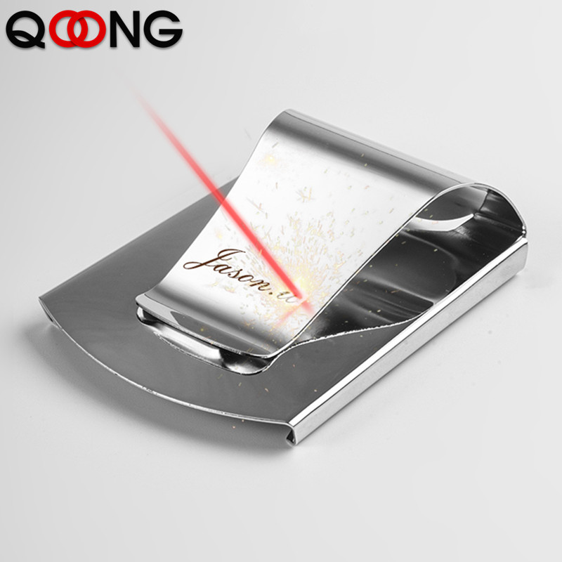 QOONG Custom Lettering Stainle - đánh giá và giá Money Clip Slim