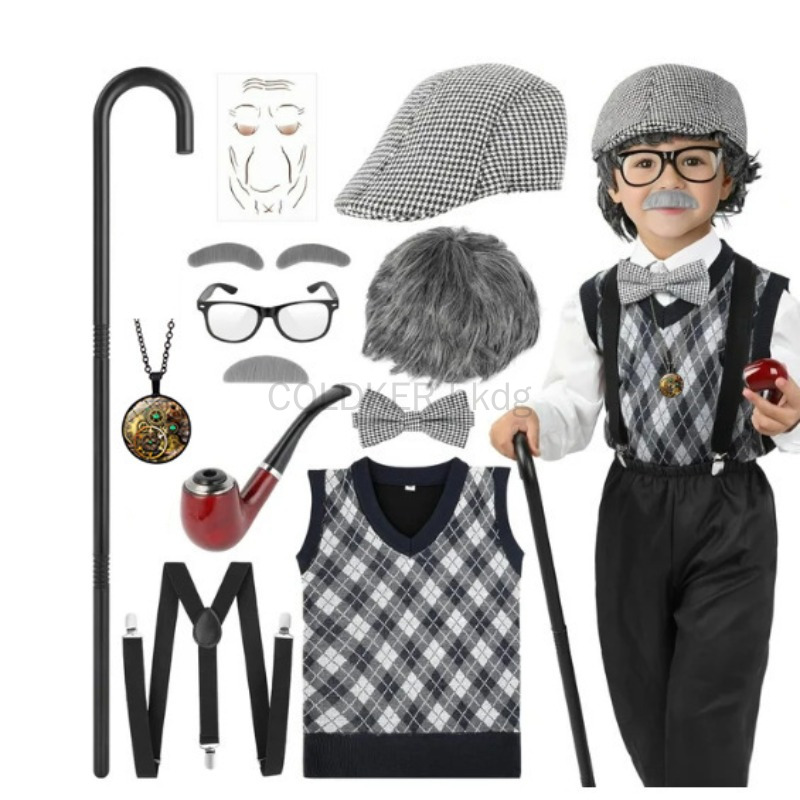 Halloween Festival Old Man Cos - đánh giá và giá Men'S Accessories In The 1920S