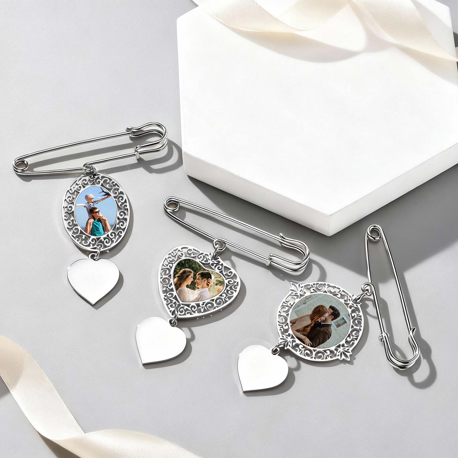 Custom Picture Badge Brooches  - đánh giá và giá Men'S Accessories For Christmas