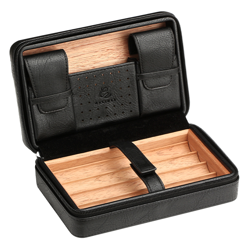 GALINER Leather Cigar Humidor  - đánh giá và giá Cigar Cutter Set