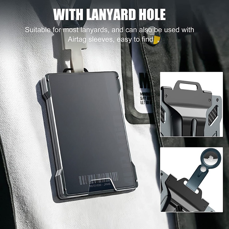 Wallet for Men Slim Aluminum M - đánh giá và giá Money Clip Slim