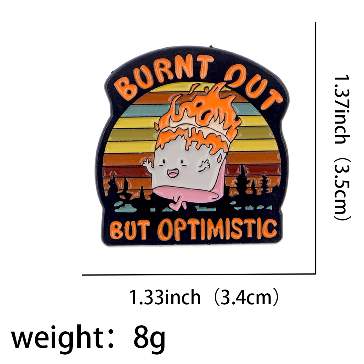 Fire Badges Enamel Pin Brooche - đánh giá và giá Men'S Accessories Fashion