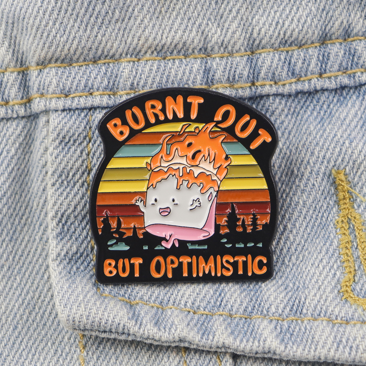 Fire Badges Enamel Pin Brooche - đánh giá và giá Men'S Accessories Fashion