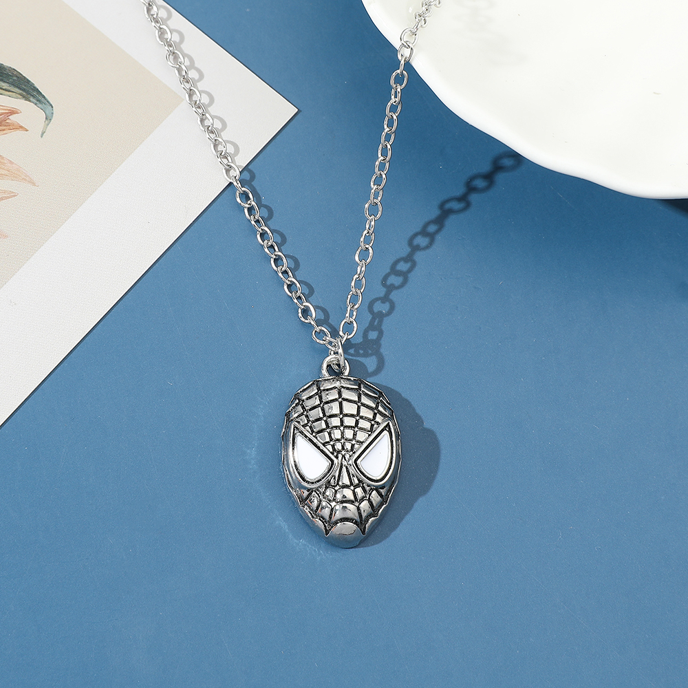 Superhero Spider Man Mask Pend - đánh giá và giá Men Accessories Necklace