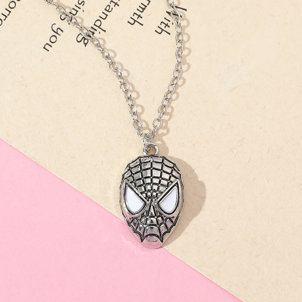Superhero Spider Man Mask Pend - đánh giá và giá Men Accessories Necklace