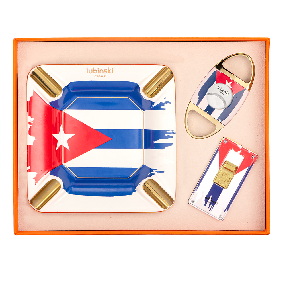 LUBINSKI Ceramic Cigar Ashtray - đánh giá và giá Cigar Cutter Set