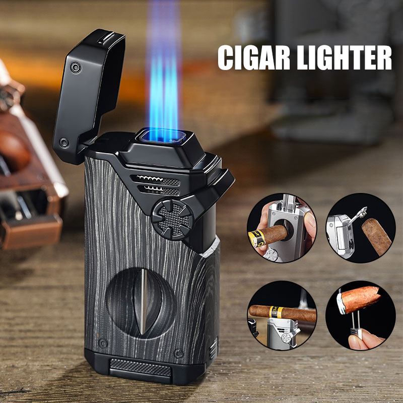 Multi-Function Cigar Lighter S - đánh giá và giá Cigar Cutter Set