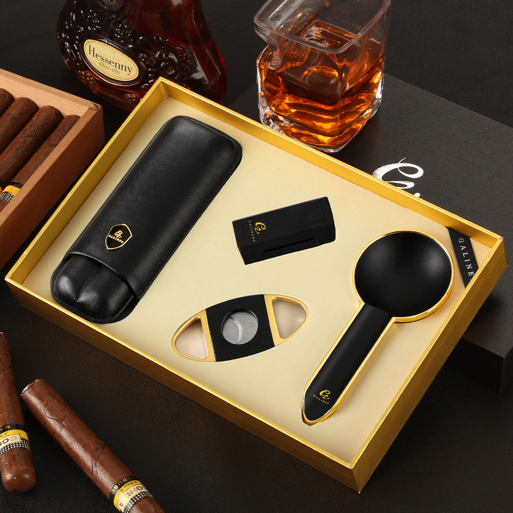 GALINER Metal Cigar Smoking Se - đánh giá và giá Cigar Cutter Set