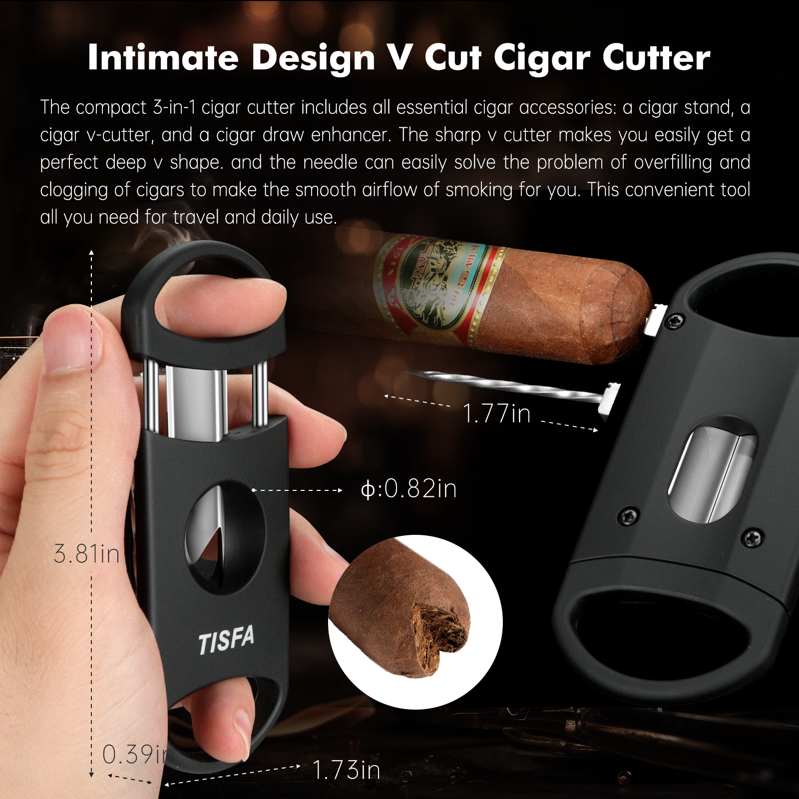 Cigar Ashtray Set, Cigar Punch - đánh giá và giá Cigar Cutter Set