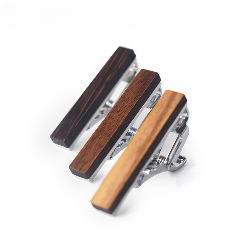High Quality Wooden Tie Clips  - đánh giá và giá Men'S Accessories With Suits