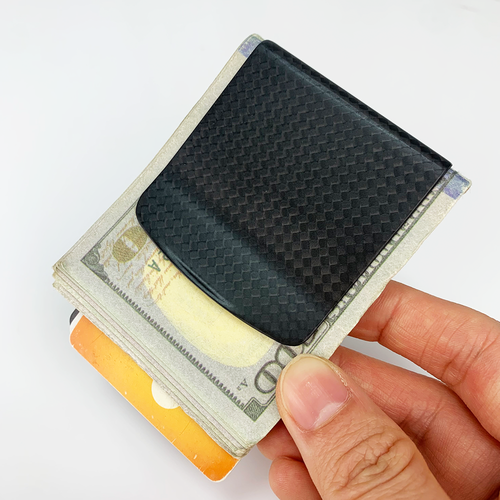 Quality Ultra-thin Matte Real  - đánh giá và giá Money Clip Slim