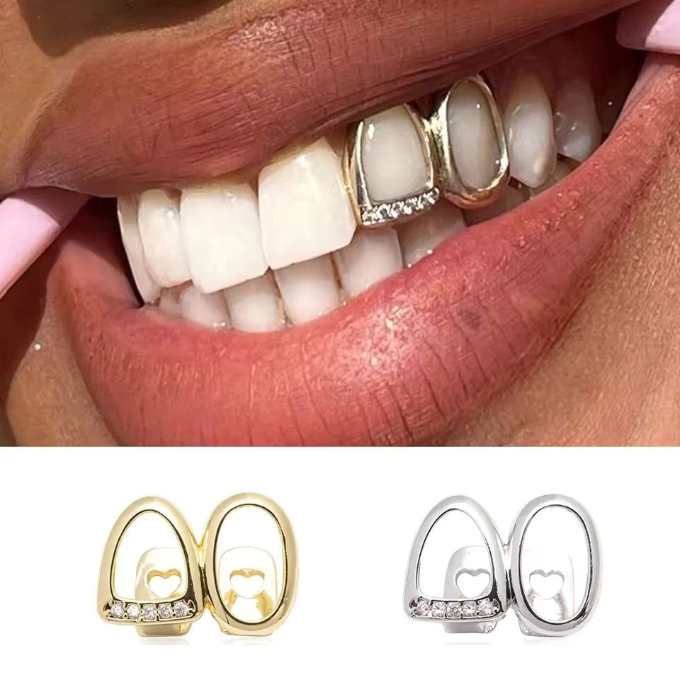 Iced Out Zircon Double Hollow  - đánh giá và giá Men Accessories H&M