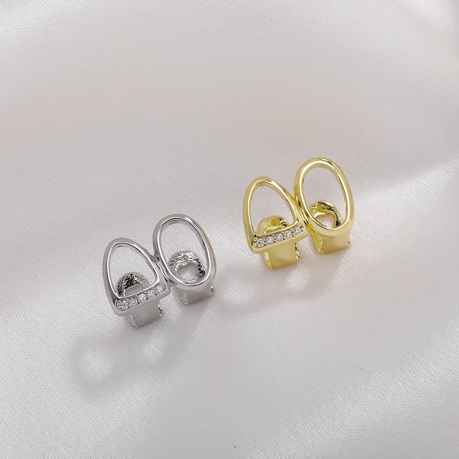 Iced Out Zircon Double Hollow  - đánh giá và giá Men Accessories H&M