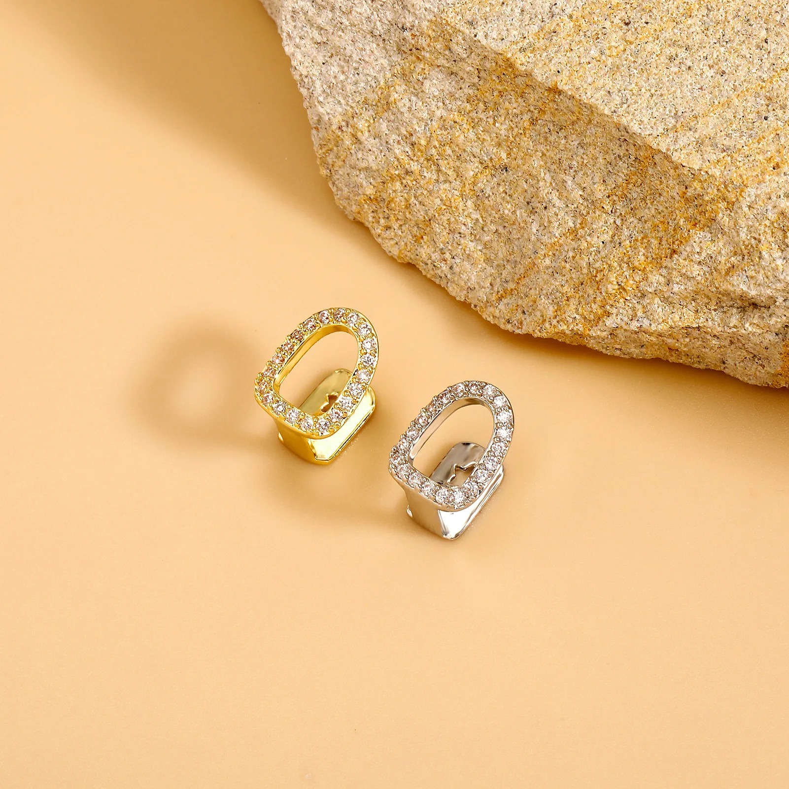 Hip Hop Single Full CZ Stone H - đánh giá và giá Men Accessories H&M