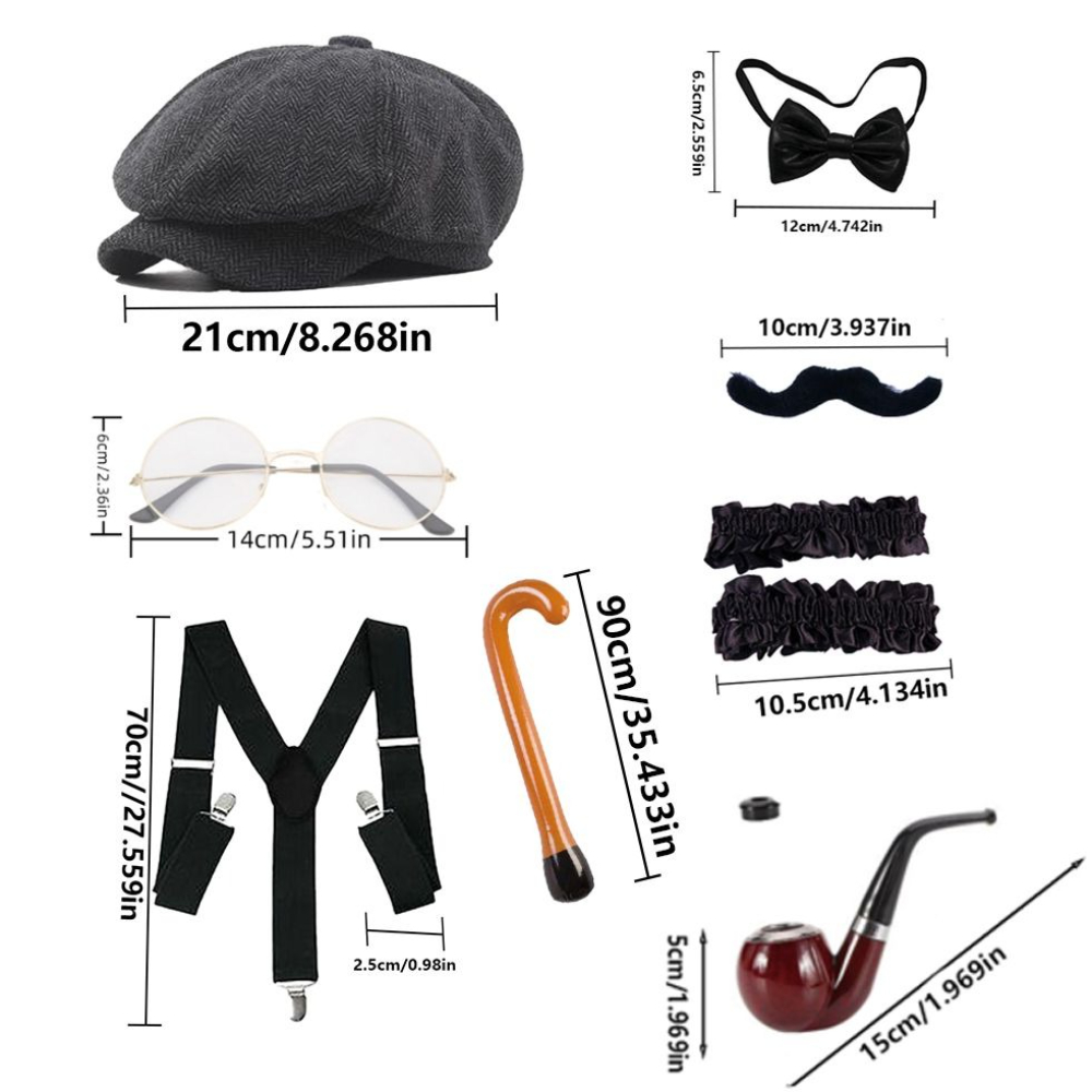PESENAR Old Man Costume Access - đánh giá và giá Men'S Accessories In The 1920S